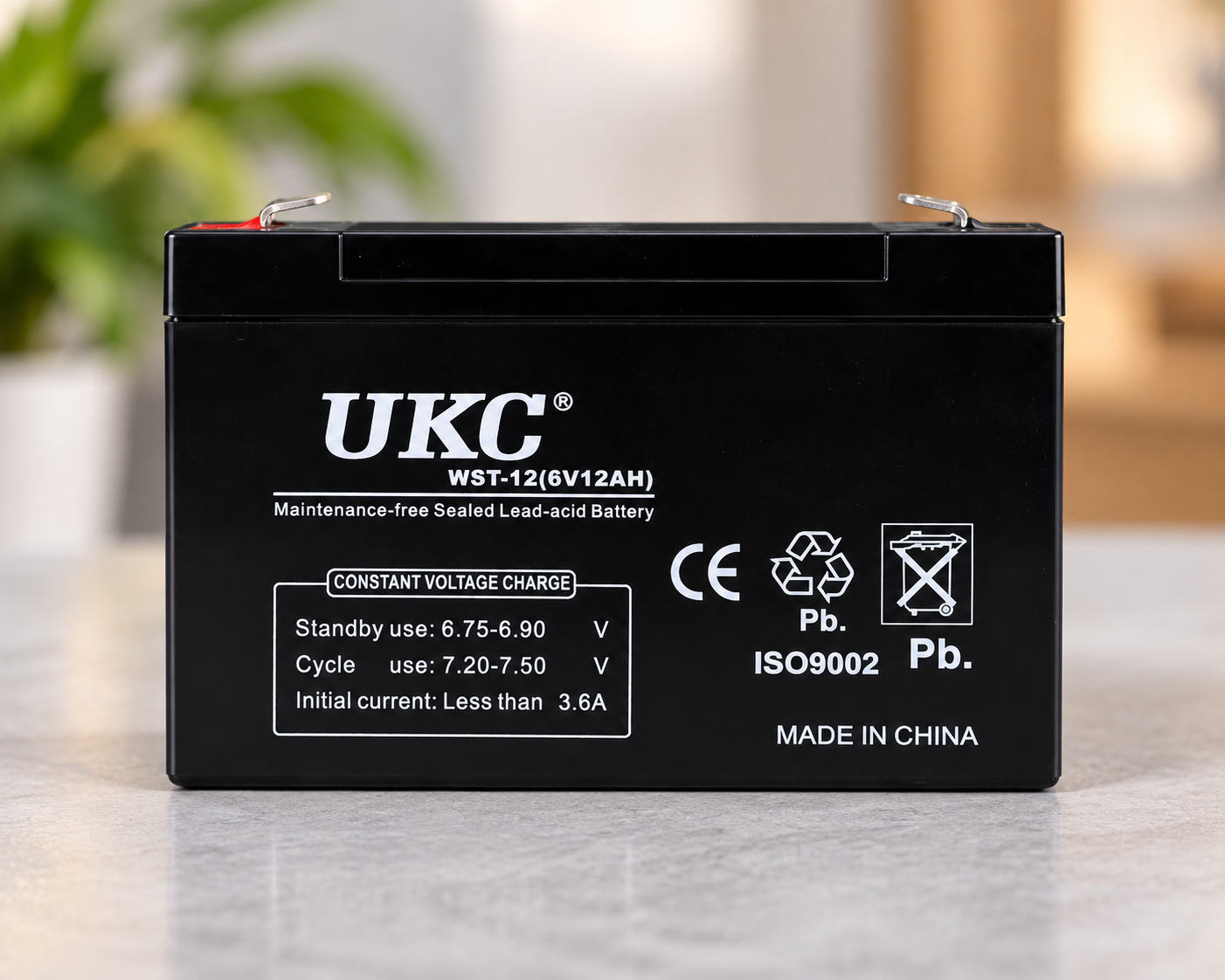 Акумулятор BATTERY 6V 12A / Свинцево-кислотний акумулятор UKC