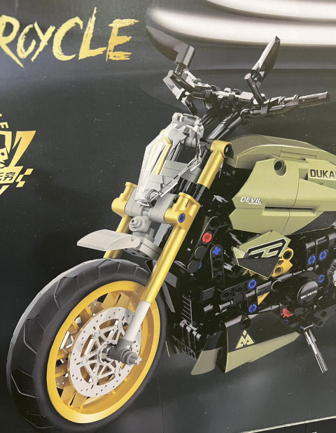 Конструктор-мотоцикл Лего "DUCATI GRAND DEVIL" 756 деталей QJ 5184 — 9