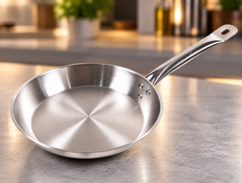 Сковорода Benson 28см HoReCa BN-637 из нержавеющей стали — 1
