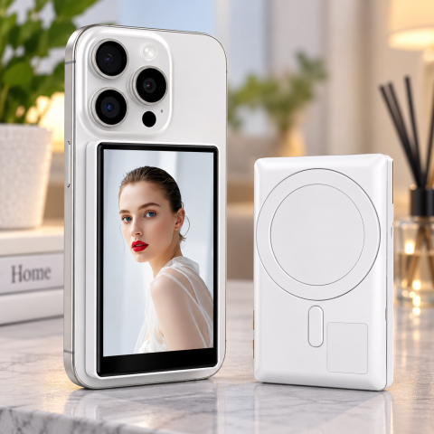 Магнитный селфи-монитор для смартфона / Экран для съемок 3,97″ Wi-Fi 1500 mAh — 5