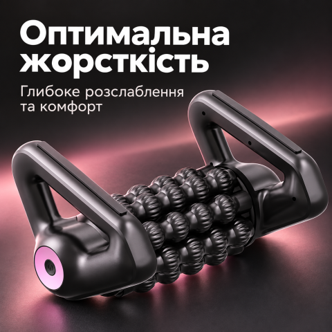 Массажный пистолет для тела 9 режимов / Массажер для тела антицеллюлитный 9 насадок — 5