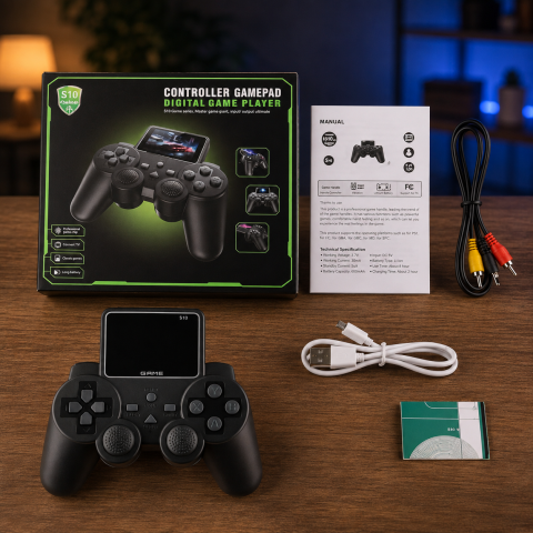 Портативна ігрова приставка S10 GAMEPAD 2.4" 520 вбудованих ретро-ігор AV-вихід — 5