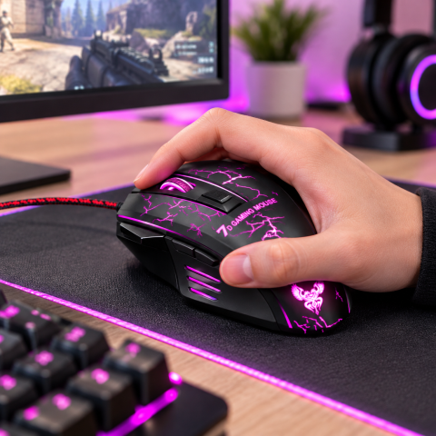 Мишка GAMING MOUSE X7 / Ігрова миша з RGB-підсвічуванням — 2