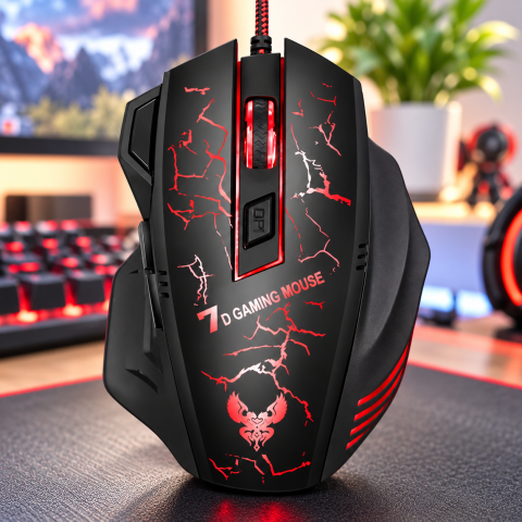 Мишка GAMING MOUSE X7 / Ігрова миша з RGB-підсвічуванням — 1