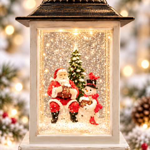 Новорічний нічник ліхтар XMAS WDL-24004A 21,5 см — 3