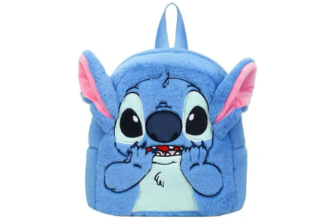 Плюшевий рюкзак Стич Disney Fairy Stitch м'який дитячий рюкзак з вушками та мордочкою — 3