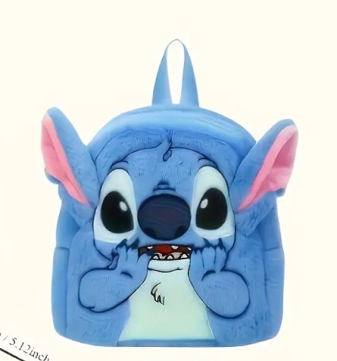 Плюшевий рюкзак Стич Disney Fairy Stitch м'який дитячий рюкзак з вушками та мордочкою — 5