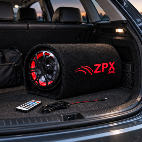 Акустична система ZPX ZX-10SUB / Автомобільний сабвуфер 1000W + пульт — 2
