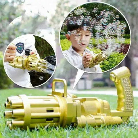 Кулемет автомат для мильних бульбашок BUBBLE GUN BLASTER — 16