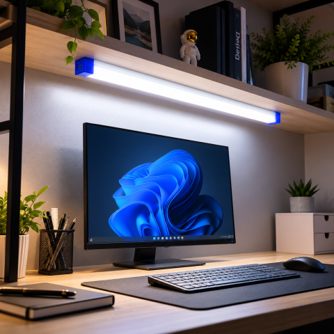 Беспроводная LED-подсветка AND-530 / Аккумуляторная магнитная USB лампа / Аварийная лампа 52 см — 5