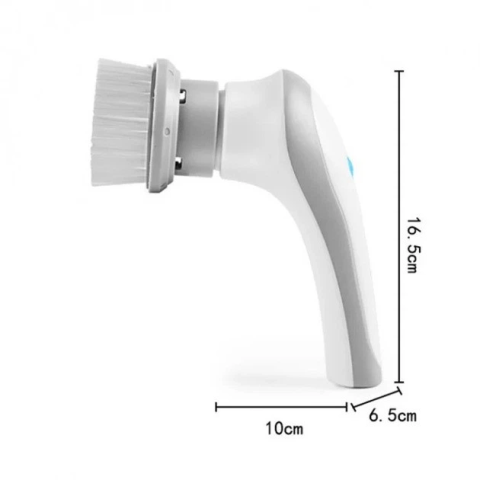 Электрическая щетка для уборки Electric Cleaning Brush 3 в 1 со сменными насадками — 7