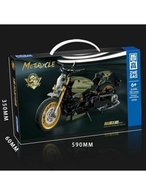 Конструктор-мотоцикл Лего "DUCATI GRAND DEVIL" 756 деталей QJ 5184 — 11