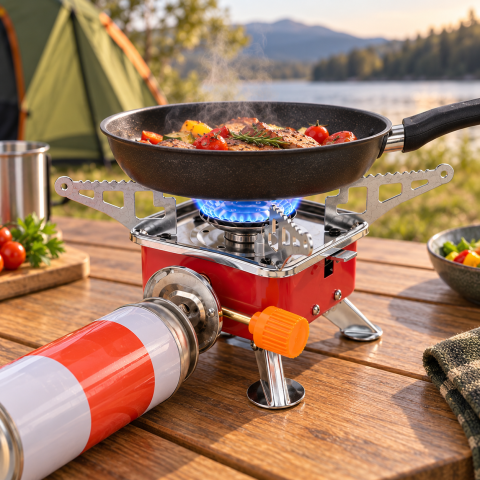 Портативна газова плитка Portable Card Type Stove K-202 — 2