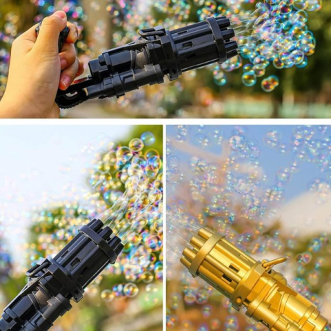 Кулемет автомат для мильних бульбашок BUBBLE GUN BLASTER — 13