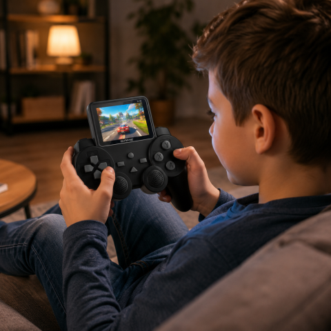 Портативна ігрова приставка S10 GAMEPAD 2.4" 520 вбудованих ретро-ігор AV-вихід — 2