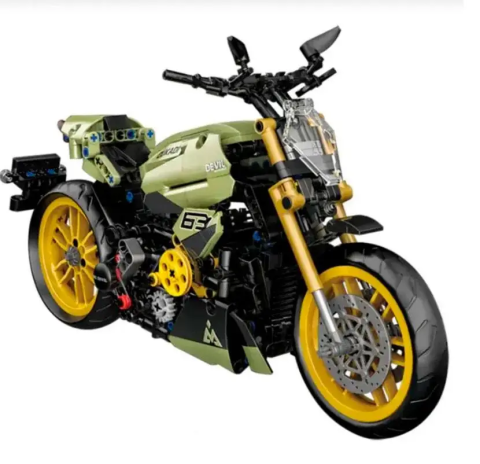 Конструктор-мотоцикл Лего "DUCATI GRAND DEVIL" 756 деталей QJ 5184 — 12