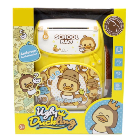 Дитячий електронний сейф-скарбничка SUNROZ Рюкзак Bambi WF-3008CX Ugly Duckling — 8