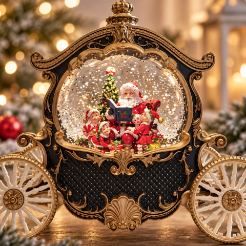 Новогодний ночник XMAS WDL-23031B «Карета» — 4