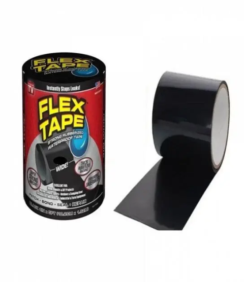 Водонепроникна ізоляційна надміцна скотч-стрічка Flex Tape 30 см — 2