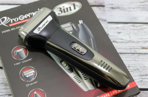 Машинка для стрижки триммер бритва Gemei GM-598 3 в 1 — 7