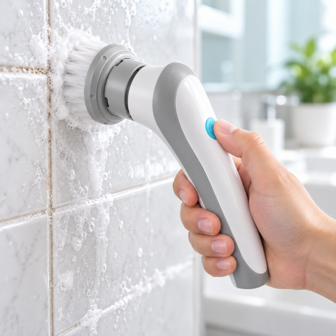 Электрическая щетка для уборки Electric Cleaning Brush 3 в 1 со сменными насадками — 2