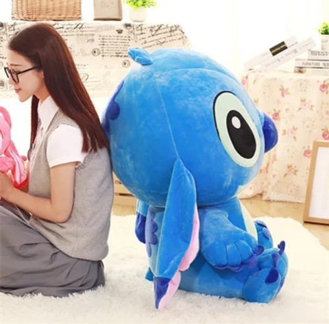 М'яка плюшева іграшка Стіч Блакитний 35 см — 11