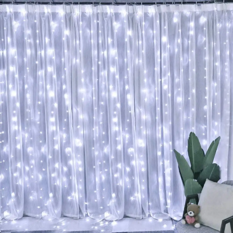 Гірлянда Світлодіодна Штора Xmas 160 LED 2х2 м Білий USB — 7