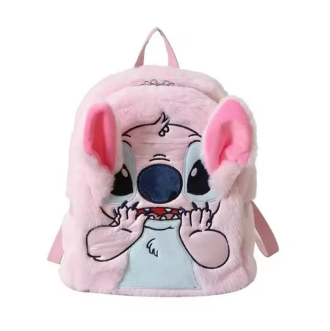 Плюшевий рюкзак Стич Disney Fairy Stitch м'який дитячий рюкзак з вушками та мордочкою — 4