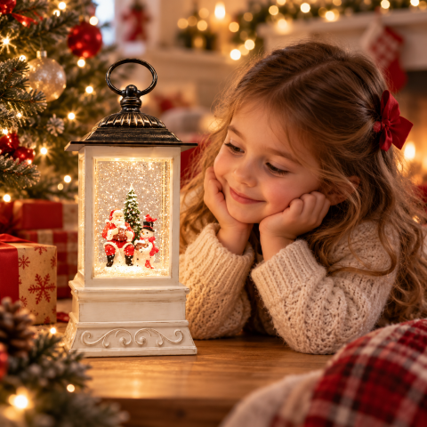 Новорічний нічник ліхтар XMAS WDL-24004A 21,5 см — 2