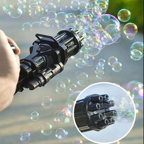 Кулемет автомат для мильних бульбашок BUBBLE GUN BLASTER — 11