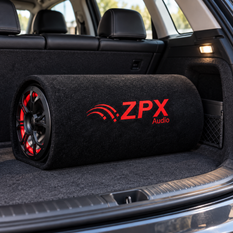 Акустична система ZPX ZPX-12SUB / Автомобільний сабвуфер 1200W + пульт — 2