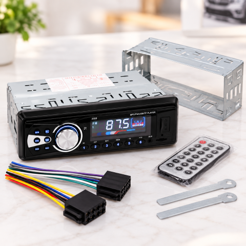 Автомагнитола 2058 MP3 / Автомагнитола ISO 1DIN / Магнитола в авто+ пульт ДУ — 4