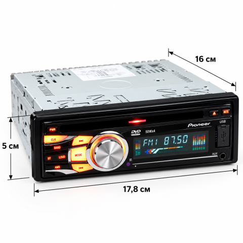 Автомагнитола MP4 3218, DVD car / Автомагнитола с DVD-приводом / Магнитола в авто 1DIN — 4
