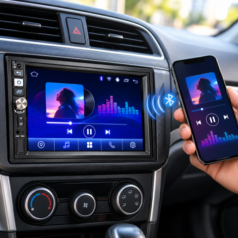 Автомагнитола MP5 PI-8706 / Магнитола Android 2 DIN / Мультимедийная автомагнитола сенсорный дисплей — 3