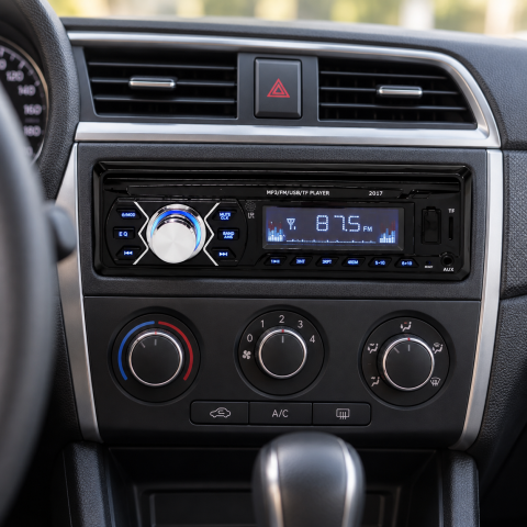 Автомагнитола USB/RGB SD/AUX/FM пульт 2017 / Магнитола 1DIN / RGB автомагнитола с пультом — 3