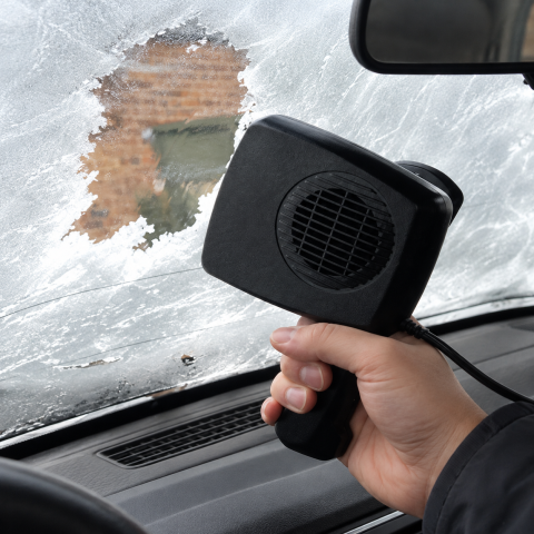 Автомобільний обігрівач та вентилятор Auto Heater Fan 703 / Подвійний клімат-контроль для салону 200Вт / Піч від прикурювача 12В — 2