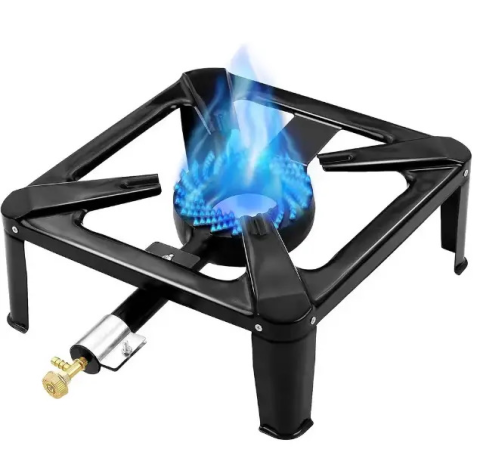 Чавунна газова плита Gas Cooker SGB-04D 40x40см для балонів, газ пропан/бутан — 3