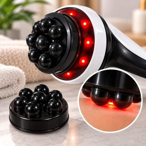 Антицеллюлитный массажер Body Massager 4в1 / Массажер с инфракрасным прогревом 28 Вт — 3