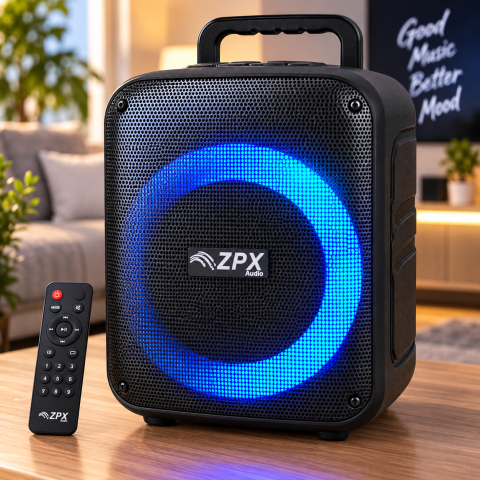 Портативная акустическая система ZPX ZX-7790 / Колонка с LED подвеской 250 Вт 3600 mAh — 1