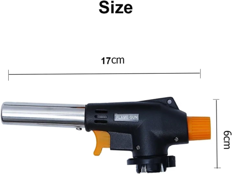 Туристическая газовая горелка Cyclone Flame Gun 930 с пьезоподжигом и регулировкой пламени — 5