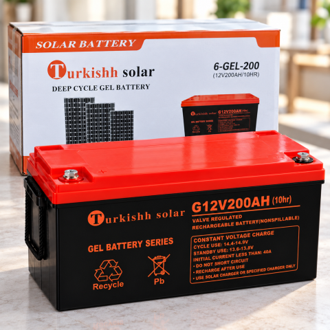 Гелевий акумулятор BATTERY GEL Turkishh Solar 12V 200 Ah — 3