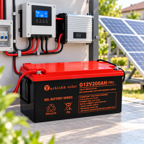 Гелевий акумулятор BATTERY GEL Turkishh Solar 12V 200 Ah — 2