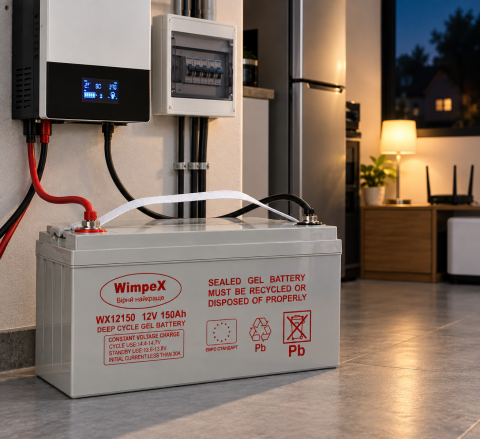 Гелевий акумулятор Wimpex 12V 150Ah — 2