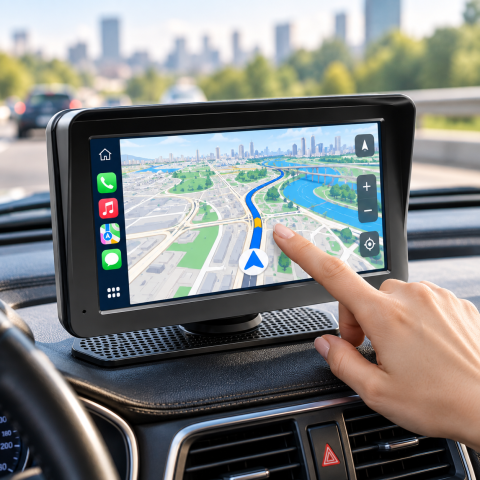 Магнитола 701W 7" PND / Портативный экран с Carplay / Беспроводная стереосистема с дисплеем — 3