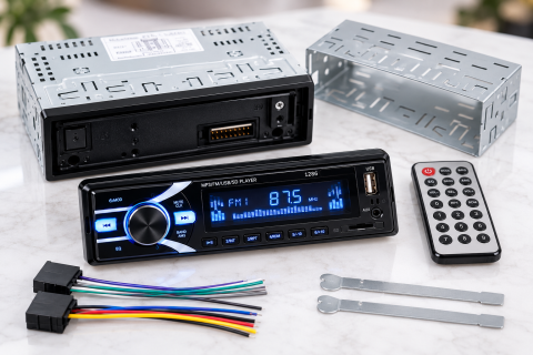 Магнитола MP3 1286 / Автомагнитола с USB, FM / Магнитола в авто+ пульт — 4