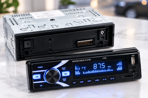 Магнитола MP3 1286 / Автомагнитола с USB, FM / Магнитола в авто+ пульт — 3