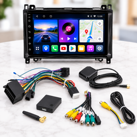 Магнитола PI-306 MERCEDES / Автомагнитола 2DIN / ANDROID 10.0 3/32GB / Мультимедийная система в авто. — 4
