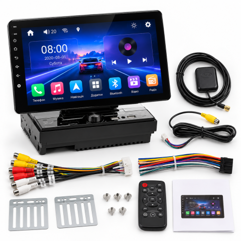 Магнитола PI-808 2DIN 10" / Автомагнитола ANDROID 10.0 - 3/32GB / Мультимедийно-навигационная система с сенсорным дисплеем — 5