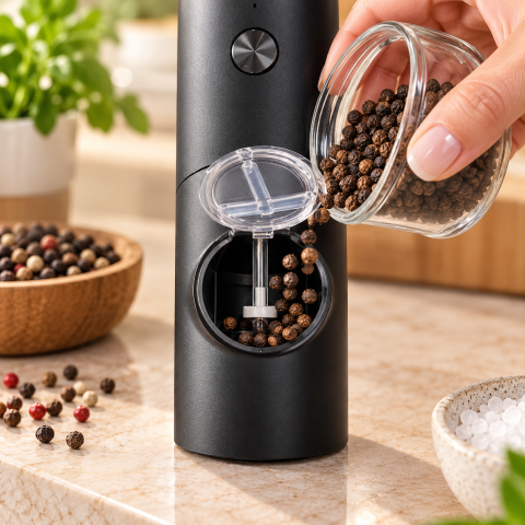 Млин для спецій електричний Electric Grinder / Акумуляторний гриндер / Перечниця для кухні — 3