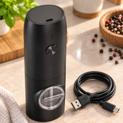 Млин для спецій електричний Electric Grinder / Акумуляторний гриндер / Перечниця для кухні — 4